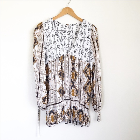 Free People Tops - Free People Boho printed tunic dress